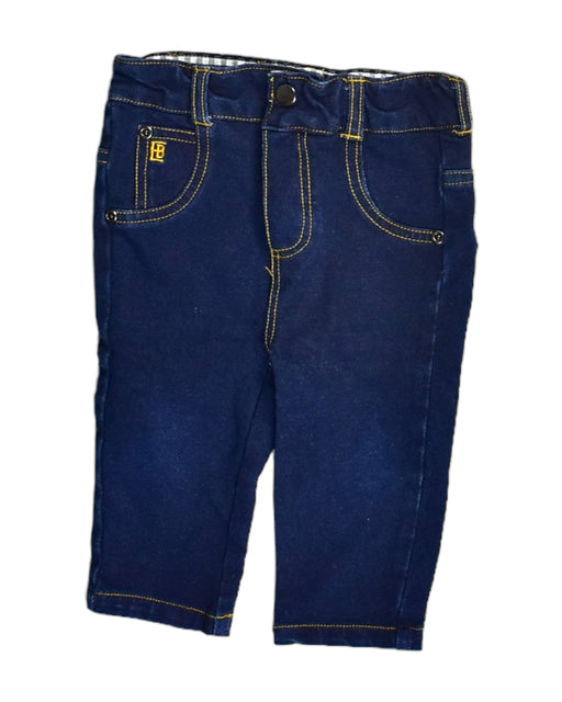 A Blue Jeans from Elegant Baby in size 6-12M for girl. (Front View)