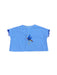 A Blue Short Sleeve Tops from Sea Apple in size 6T for girl. (Front View)