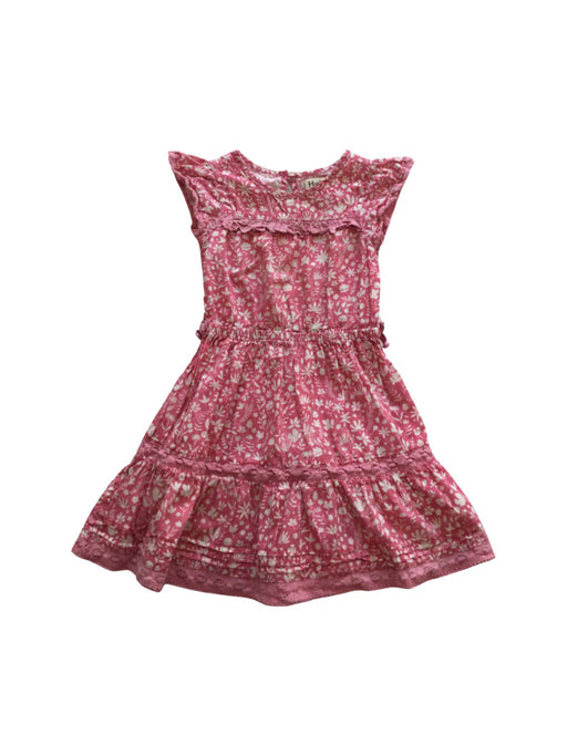 A Pink Short Sleeve Dresses from Hatley in size 2T for girl. (Front View)