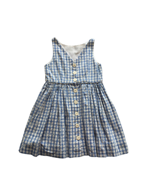 A Blue Sleeveless Dresses from Ralph Lauren in size 3T for girl. (Front View)