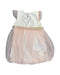 A Pink Short Sleeve Dresses from Le Petit Society in size 18-24M for girl. (Back View)