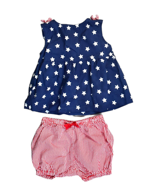 A Blue Shorts Sets from Retykle in size 6-12M for girl. (Front View)