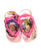 A Pink Sandals from Havaianas in size 12-18M for girl. (Back View)