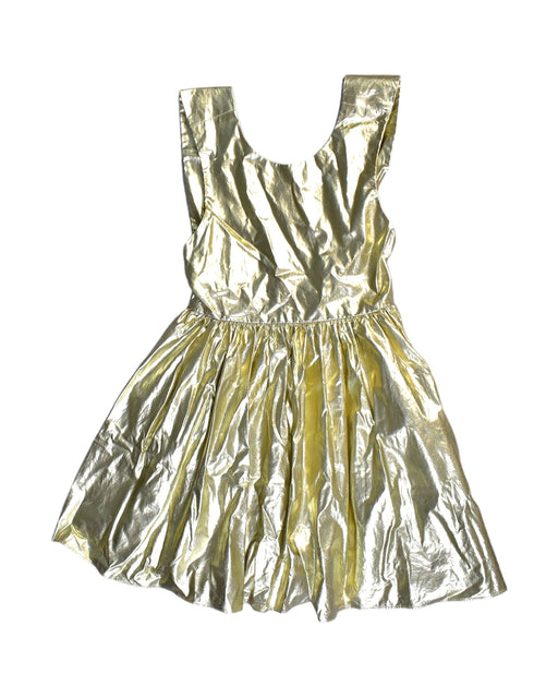 A Metallic Sleeveless Dresses from COS in size 6T for girl. (Front View)