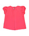 A Red Short Sleeve Tops from PONEY in size 6T for girl. (Back View)