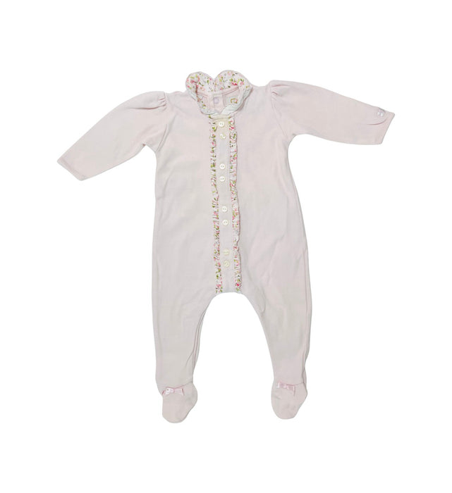 A Pink Onesies from Emile et Rose in size 0-3M for girl. (Front View)