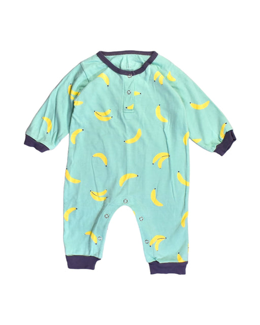 A Green Long Sleeve Jumpsuits from Lagom Kids in size 3-6M for boy. (Front View)