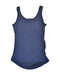 A Blue Sleeveless Tops from Seraphine in size XS for maternity. (Back View)