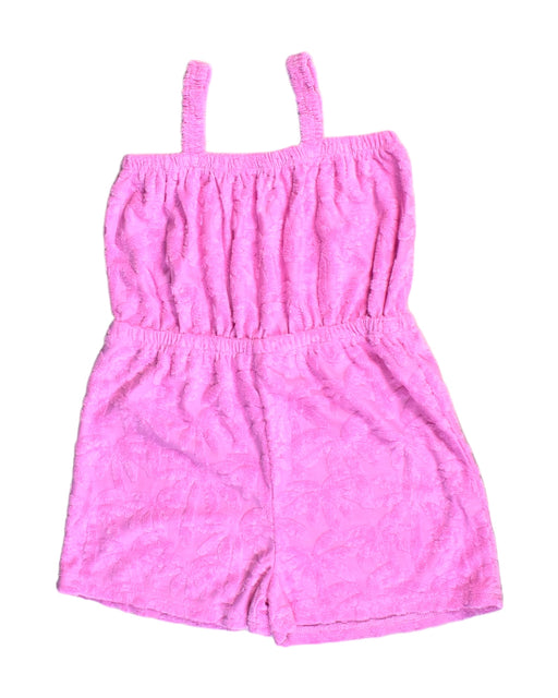 A Pink Sleeveless Rompers from Vince in size 10Y for girl. (Front View)