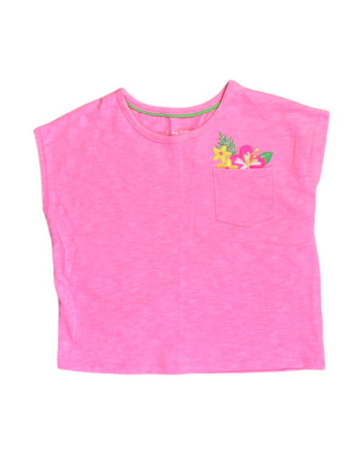 A Pink Sleeveless Tops from Tommy Bahama in size 8Y for girl. (Front View)