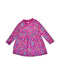 A Pink Long Sleeve Dresses from Tea Collection in size 4T for girl. (Front View)