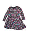 A Black Long Sleeve Dresses from Tea Collection in size 8Y for girl. (Front View)