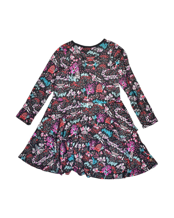 A Black Long Sleeve Dresses from Tea Collection in size 8Y for girl. (Back View)