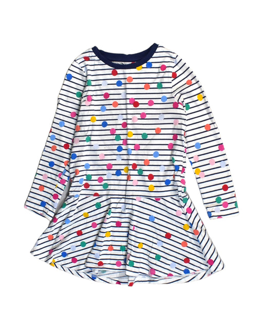 A White Long Sleeve Dresses from Joules in size 6T for girl. (Front View)