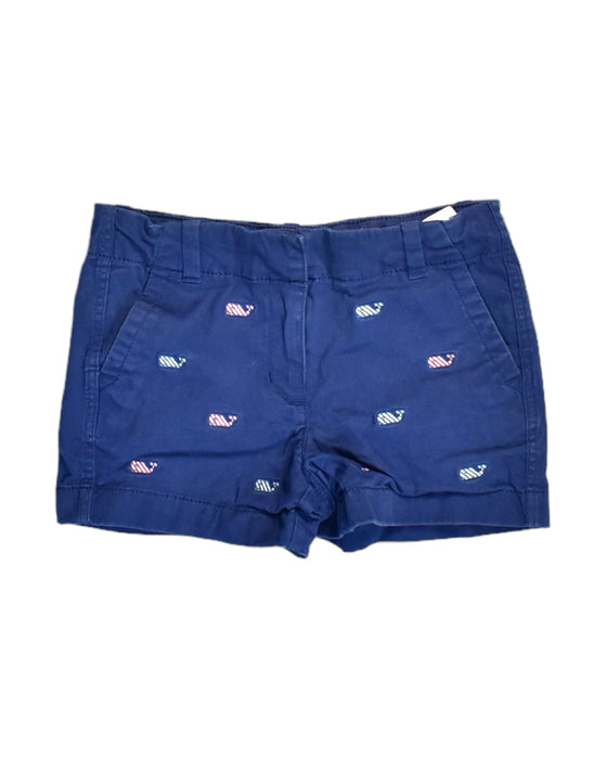 A Blue Shorts from Vineyard Vines in size 6T for girl. (Front View)