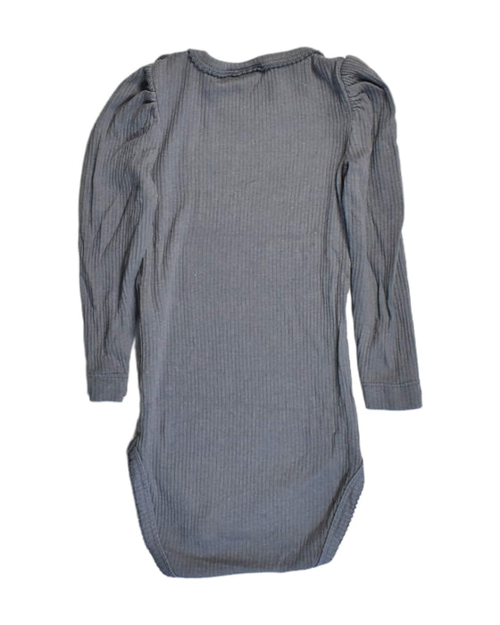 A Grey Long Sleeve Bodysuits from Name It in size 12-18M for girl. (Back View)