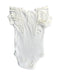 A White Short Sleeve Bodysuits from RZ by Rachel Zoe in size 12-18M for girl. (Back View)