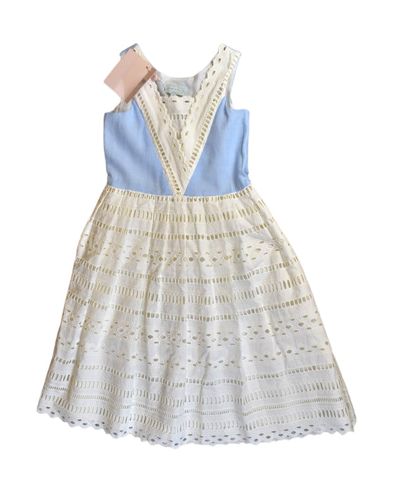 A Blue Sleeveless Dresses from Nicholas & Bears in size 10Y for girl. (Front View)