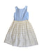 A Blue Sleeveless Dresses from Nicholas & Bears in size 10Y for girl. (Back View)