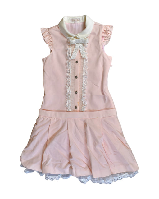 A Pink Sleeveless Dresses from Nicholas & Bears in size 10Y for girl. (Front View)