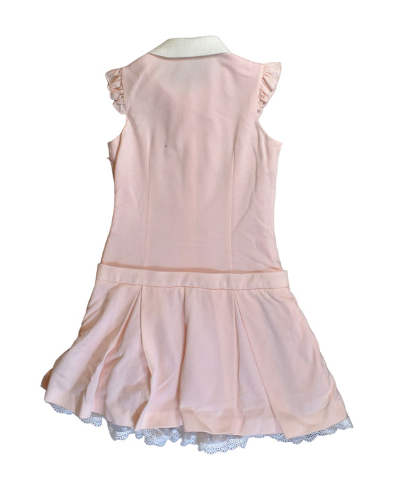 A Pink Sleeveless Dresses from Nicholas & Bears in size 10Y for girl. (Back View)