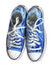 A Blue Sneakers from Converse in size 11Y for boy. (Back View)