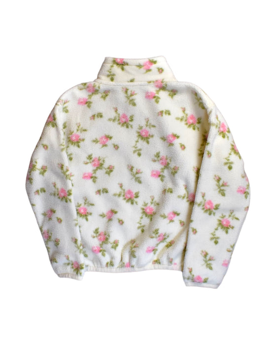 A White Zippered Sweatshirts from Polo Ralph Lauren in size 5T for girl. (Back View)