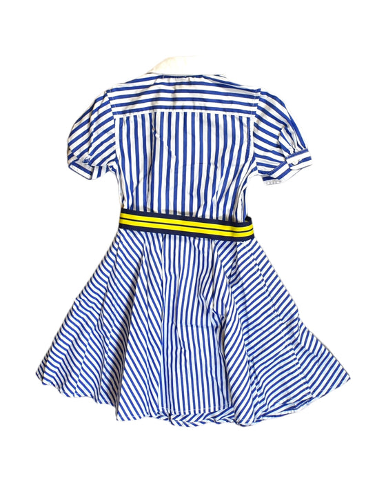 A Blue Short Sleeve Dresses from Polo Ralph Lauren in size 4T for girl. (Back View)