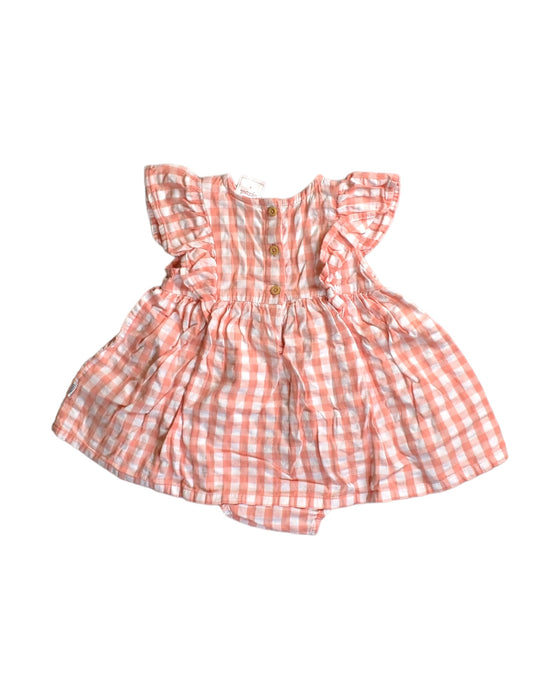 A Orange Short Sleeve Dresses from Sprout in size 18-24M for girl. (Back View)