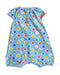 A Blue Short Sleeve Rompers from Boden in size 0-3M for girl. (Back View)