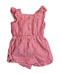 A Red Sleeveless Rompers from Tommy Hilfiger in size 3-6M for girl. (Back View)