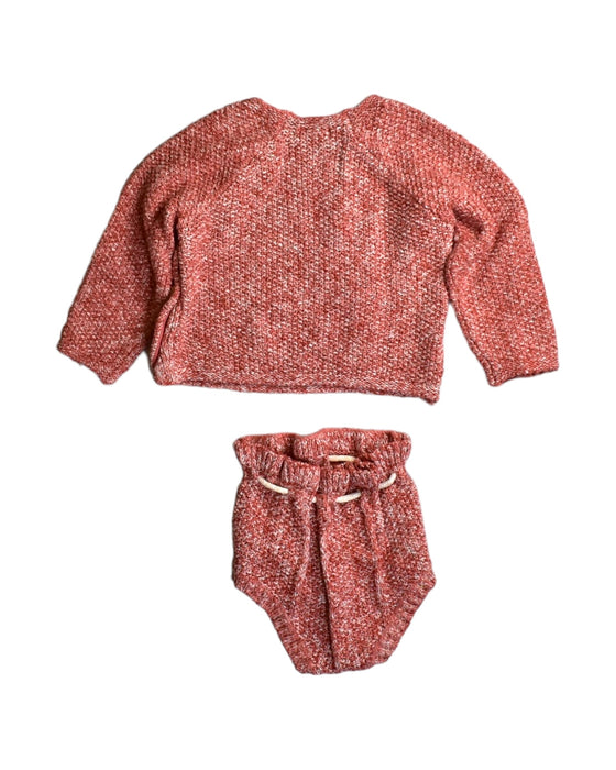 A Red Shorts Sets from Gocco in size 6-12M for girl. (Back View)