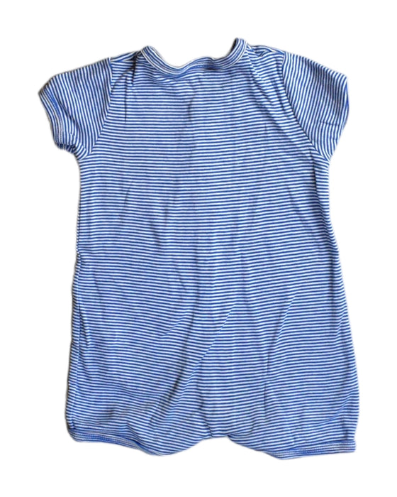 A Blue Short Sleeve Rompers from Petit Bateau in size 3-6M for boy. (Back View)