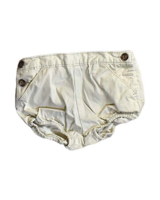 A White Bloomers from Gocco in size 6-12M for girl. (Front View)