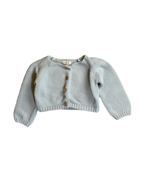 A Grey Cardigans from Gocco in size 6-12M for girl. (Front View)