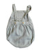 A Grey Sleeveless Bodysuits from Bonnet à Pompon in size 0-3M for girl. (Back View)