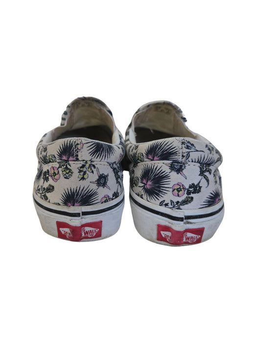 A White Slip Ons from Vans in size 11Y for neutral. (Back View)