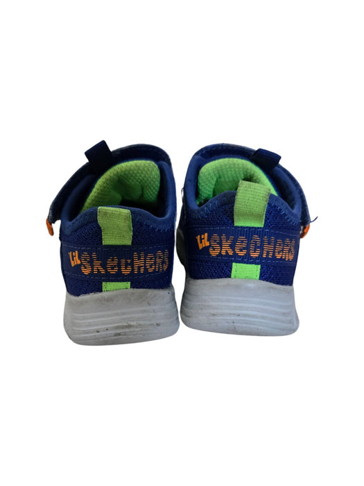 A Blue Sneakers from Skechers in size 18-24M for boy. (Back View)