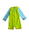 A Green Rash Guards from Hatley in size 3-6M for boy. (Back View)