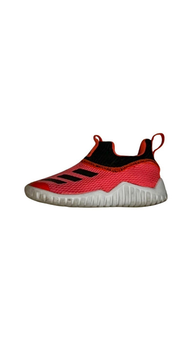 A Red Sneakers from Adidas in size 3T for neutral. (Back View)