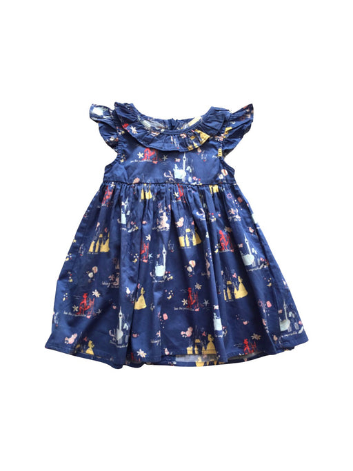 A Blue Sleeveless Dresses from Disney X Elly in size 12-18M for girl. (Front View)