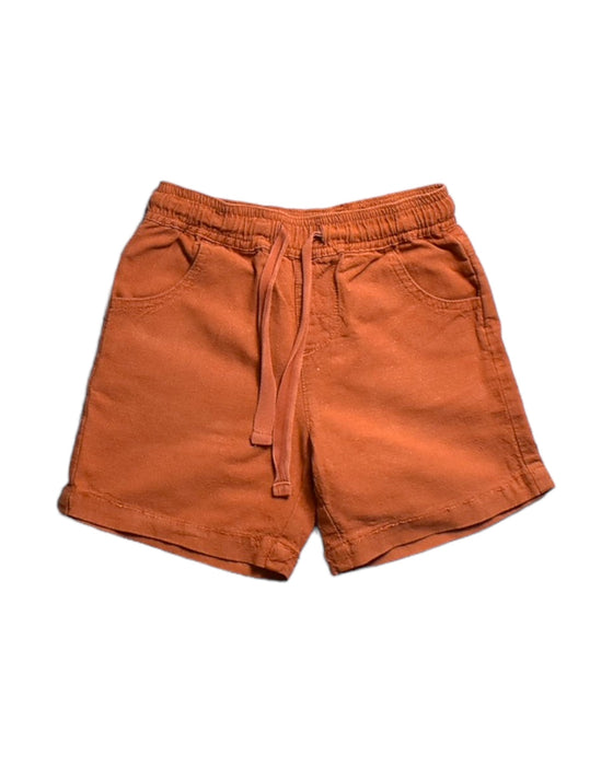 A Orange Shorts from Seed in size 4T for girl. (Front View)