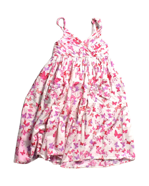 A Pink Sleeveless Dresses from Monsoon in size 9Y for girl. (Front View)