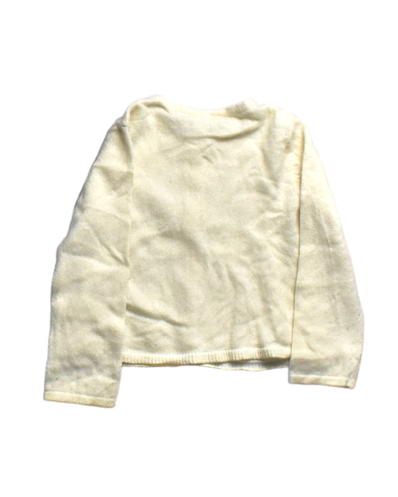 A White Cardigans from The Little White Company in size 12-18M for girl. (Back View)