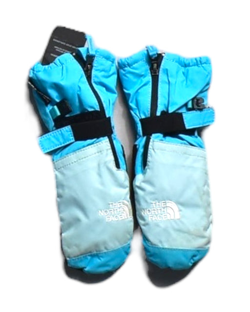 A Blue Gloves & Mittens from The North Face in size 0-3M for boy. (Front View)