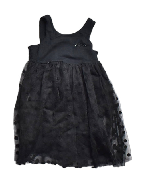 A Black Sleeveless Dresses from DKNY in size 12-18M for girl. (Front View)