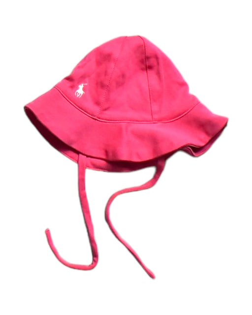 A Pink Sun Hats from Ralph Lauren in size 18-24M for girl. (Front View)