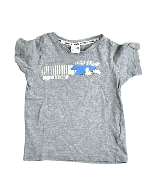 A Grey Short Sleeve T Shirts from Puma in size 3T for boy. (Front View)