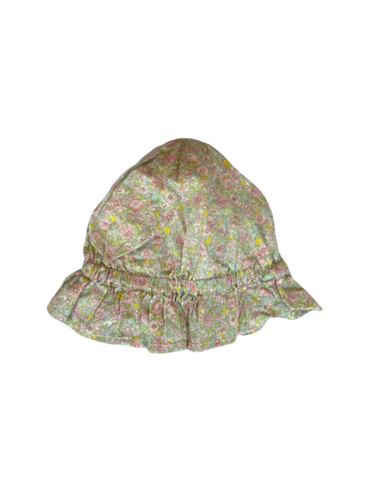 A Green Sun Hats from Château de Sable in size 6-12M for girl. (Back View)