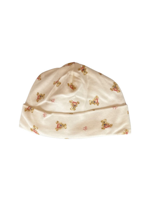 A Ivory Beanies from Ralph Lauren in size Newborn for neutral. (Back View)